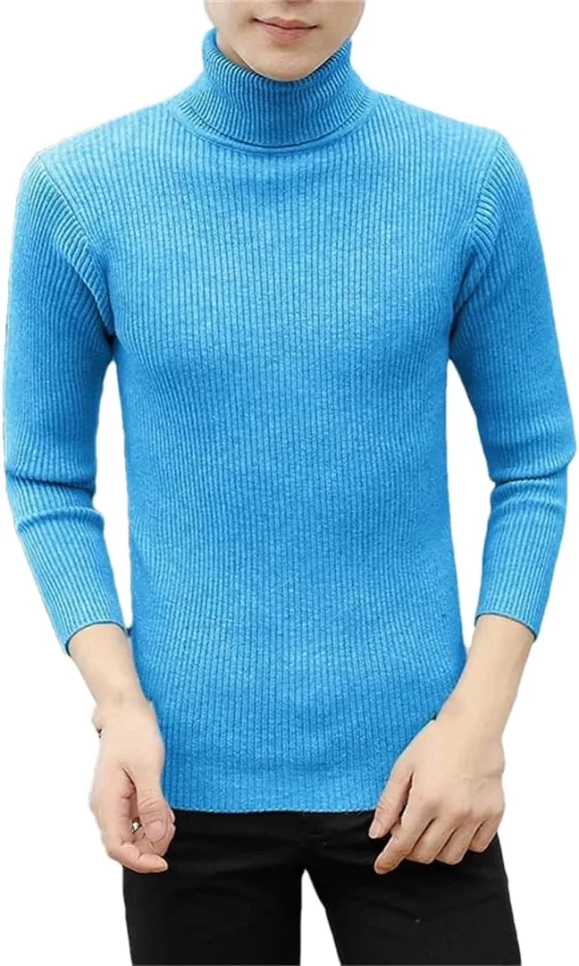 

Мужской водолазка Slim Fit свитер с длинными рукавами ERFMFKL