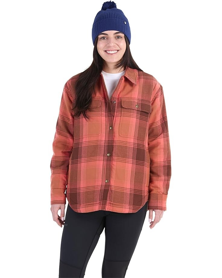 

Куртка Marmot Ridgefield Sherpa Flannel Jacket, цвет Grapefruit/Chocolate