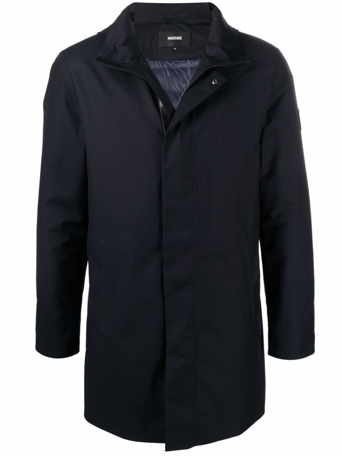 

Mackage пуховик на молнии с капюшоном, синий