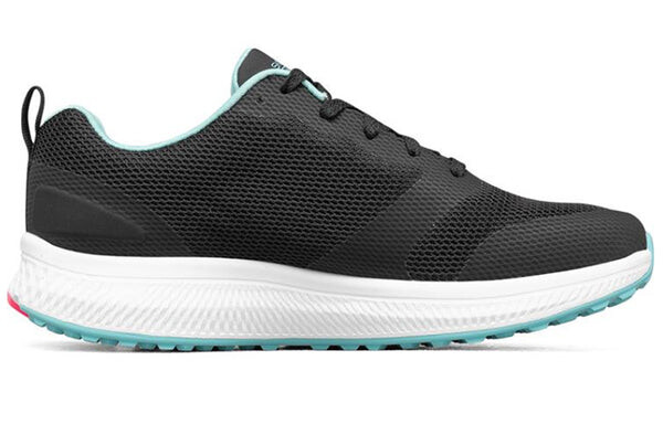 Кроссовки go run consistent 'black white pink' Skechers, черный — фото 2