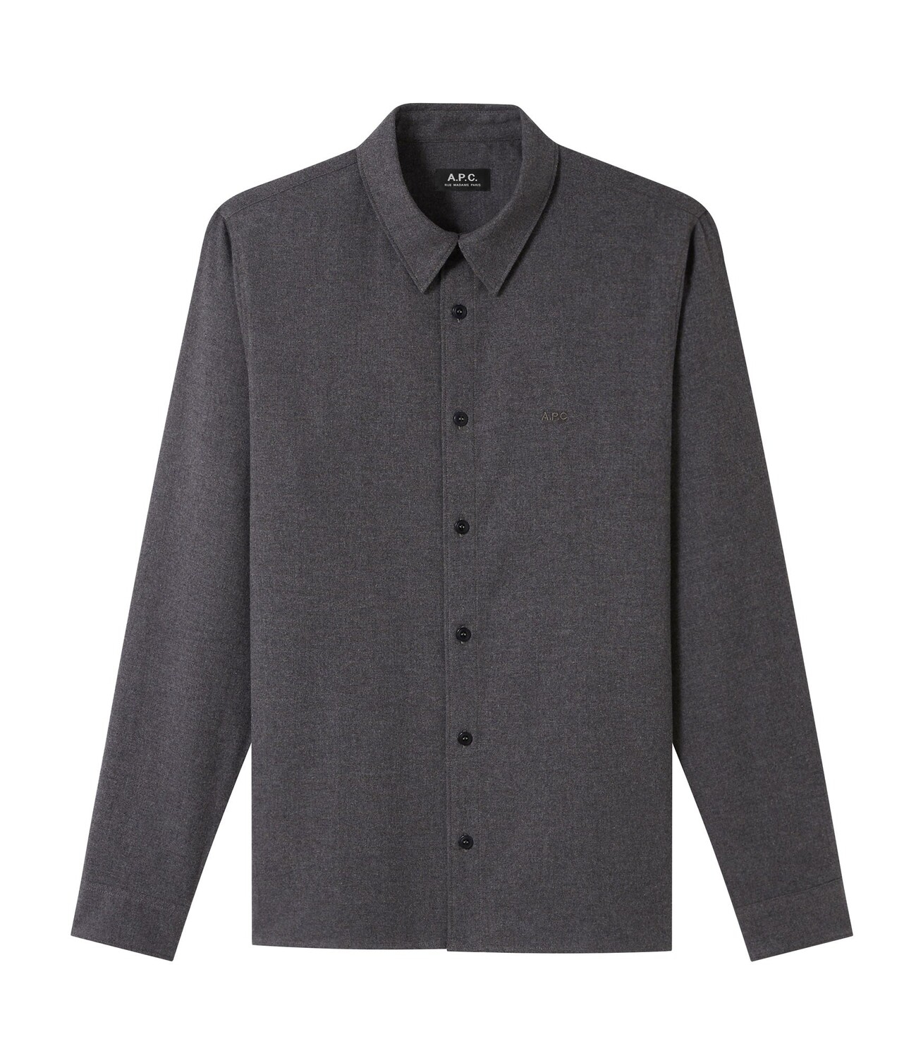 

Винсент Рубашка APC, цвет Pla - Heather Gray