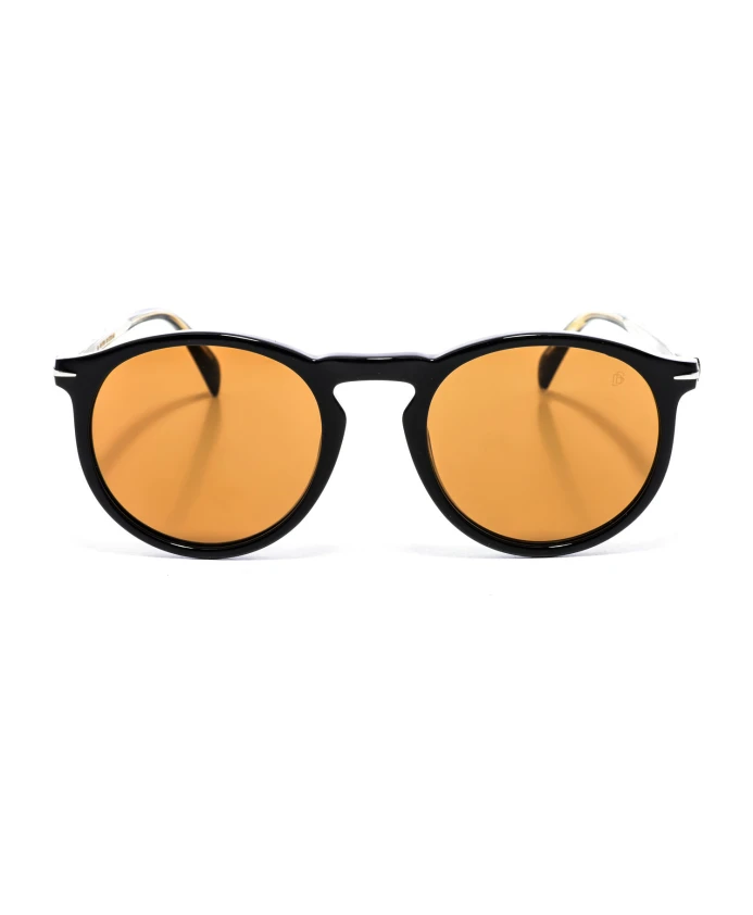 

Круглые солнцезащитные очки из ацетата Eyewear By David Beckham, черный