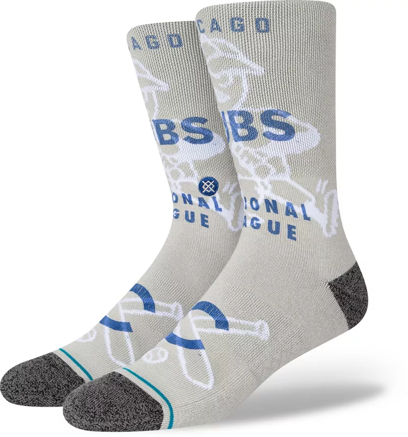 

Серые носки Stance Chicago Cubs Hey Batter Crew