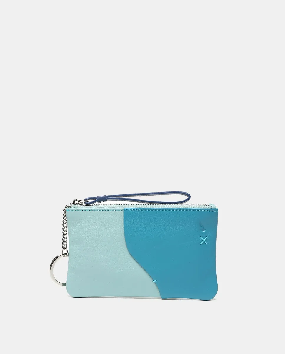 

Кошелёк Oceans Diary из кожи в синих тонах Abbacino, синий