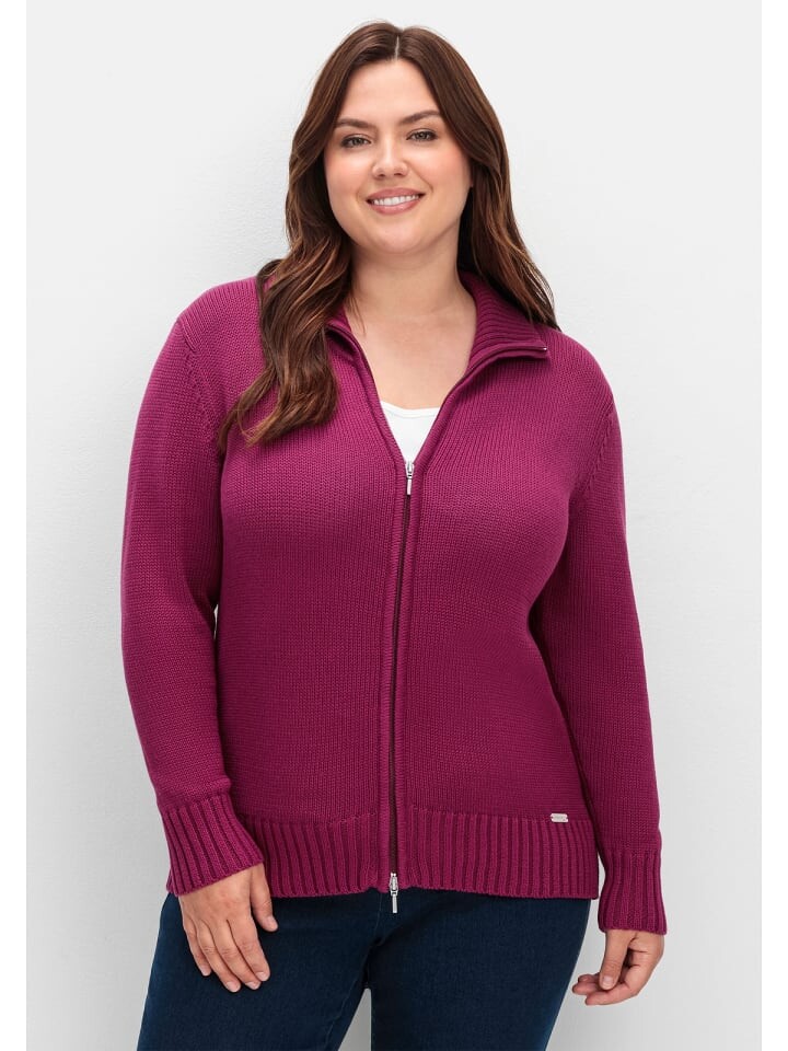 

Кардиган sheego Strickjacke, фуксия