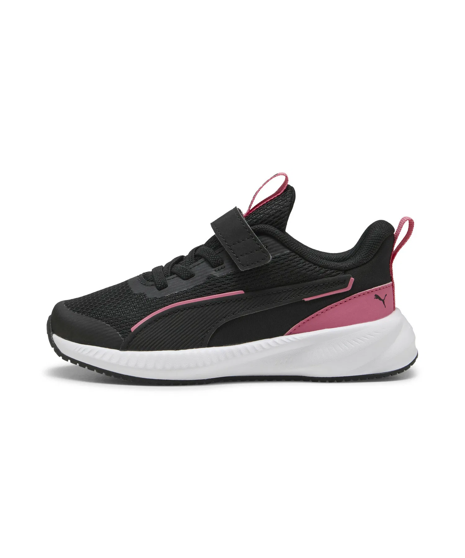 Детские кроссовки PUMA Flyer 3 AC+ PS чёрно-розовые — фото 2