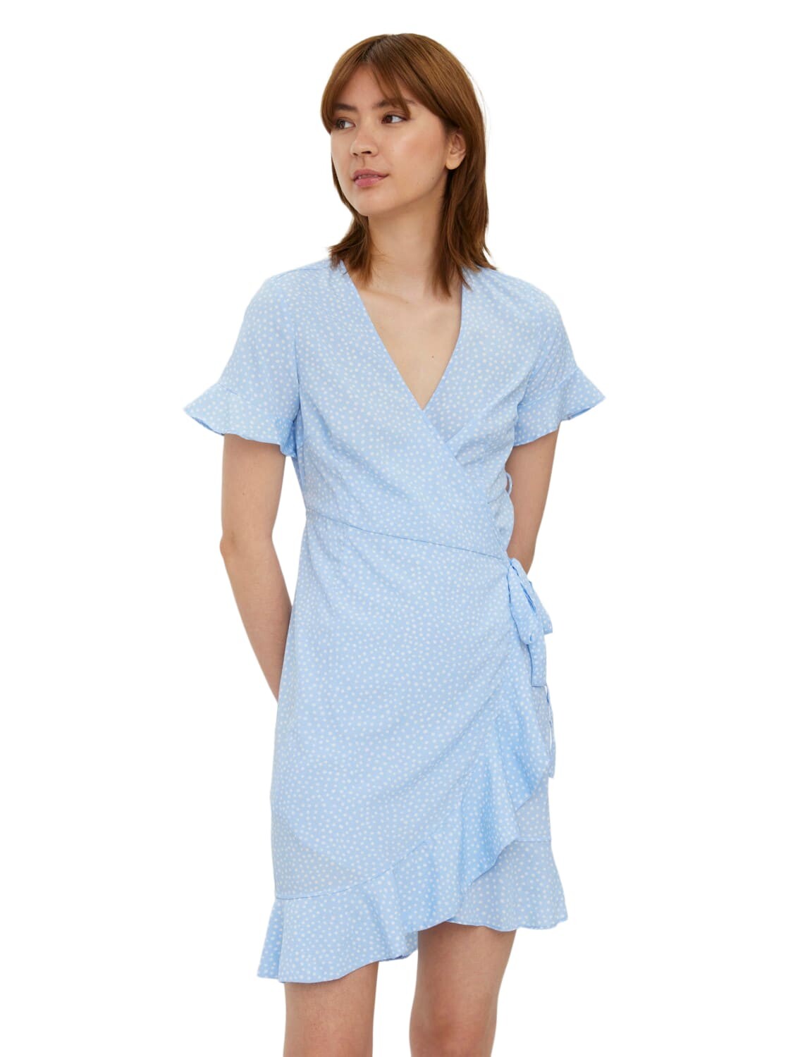 

Платье Vero Moda VMHENNA WRAP, синий