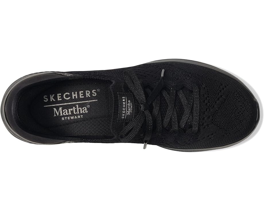 Кроссовки SKECHERS Martha Stewart - Ultra Flex 3.0 -Back On Track - HANDS FREE SLIP-INS, цвет Black/Black — фото 2