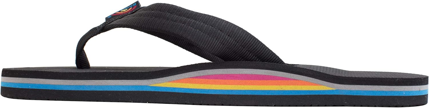 Мужские сандалии Rainbow Single Layer Soft Top 1" с верхом из мягкого материала и ремешком из нейлона, наполненным EVA Rainbow Sandals — фото 2
