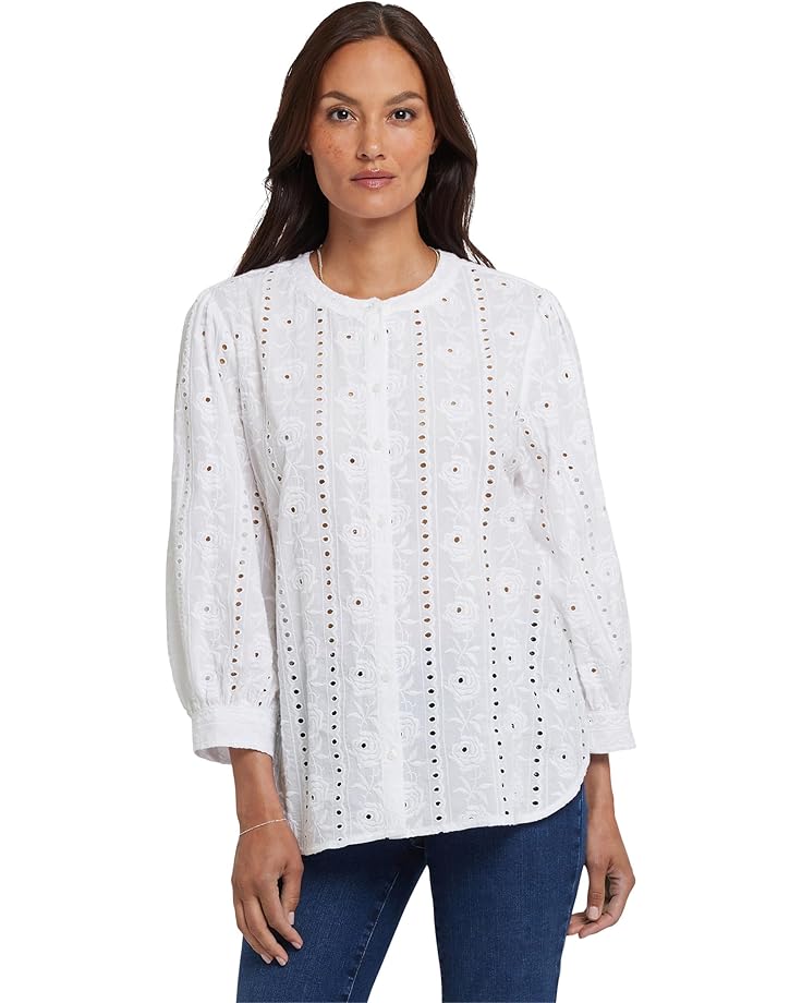 

Блуза NYDJ Bonnie Blouse, цвет Optic White