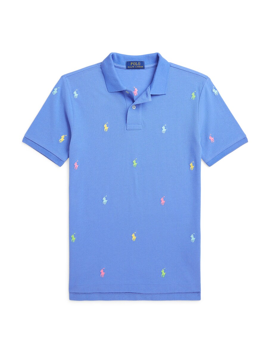 

Рубашка Polo Ralph Lauren SSKCM2-KNIT SHIRTS-POLO SHIRT, цвет Blue/Pastel blue