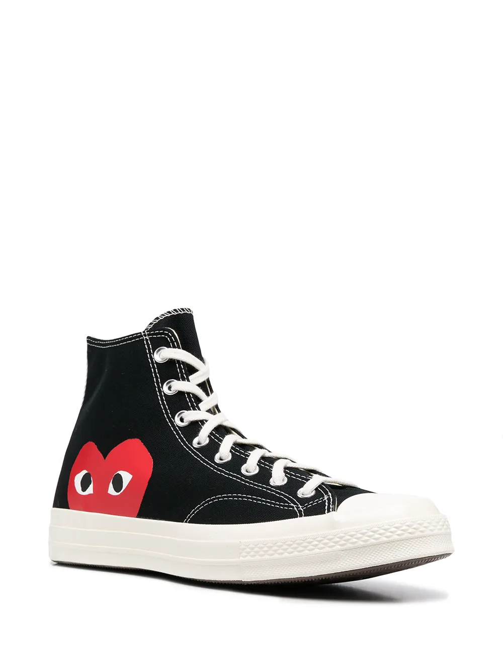 Высокие кеды Comme Des Garçons Play X Converse, черный — фото 2