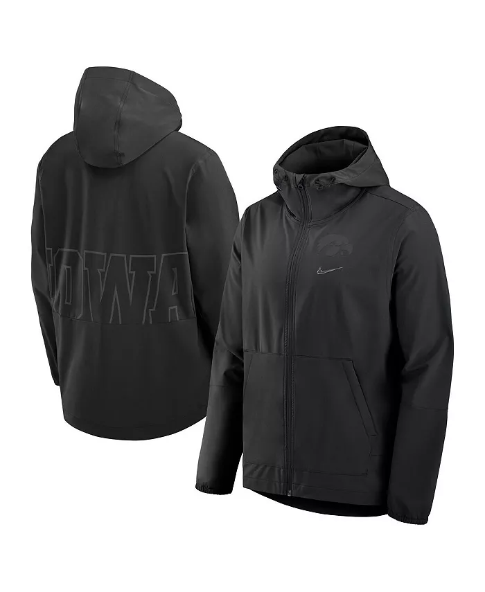 

Мужская черная вязаная куртка на молнии Iowa Hawkeyes Performance Nike