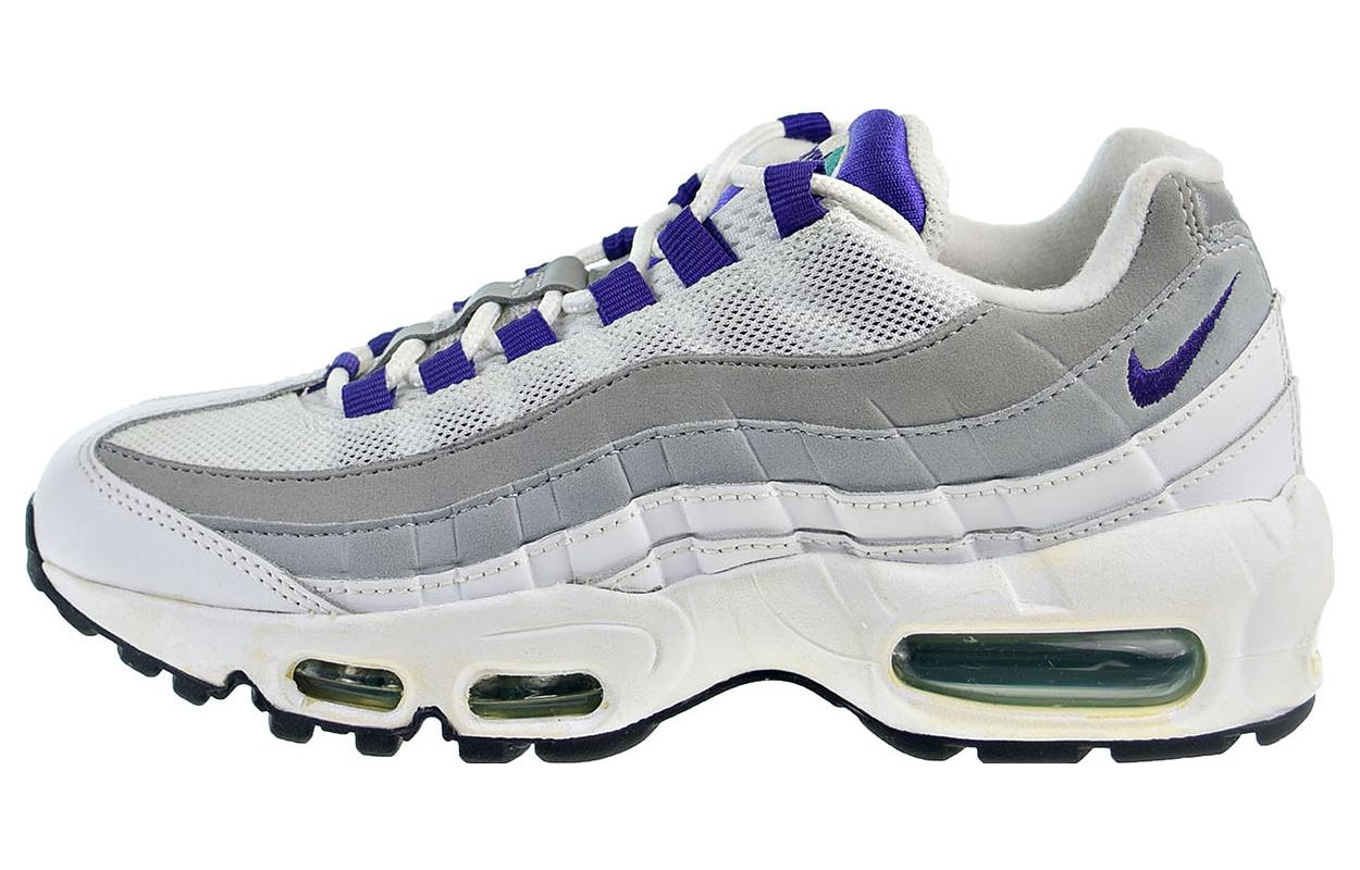 

Кроссовки Air Max 95 Lifestyle женские с низким верхом белые серые фиолетовые Nike, Фиолетовый, Кроссовки Air Max 95 Lifestyle женские с низким верхом белые серые фиолетовые Nike