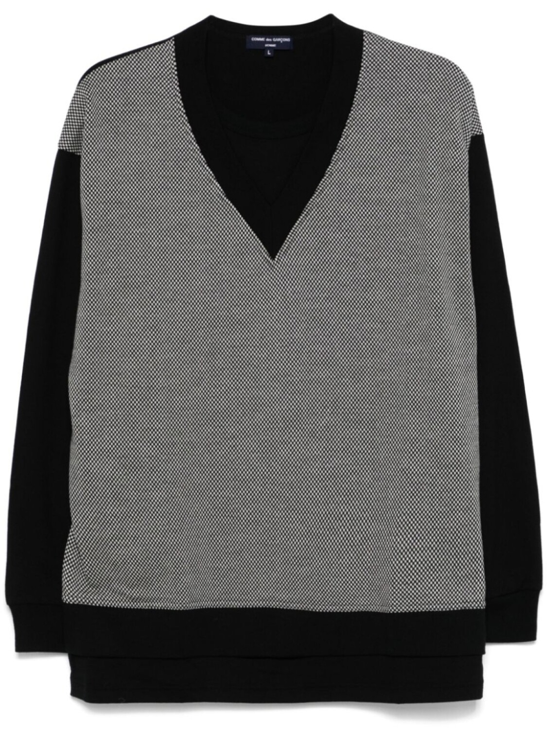 

Жаккардовая толстовка Comme des Garçons Homme, черный