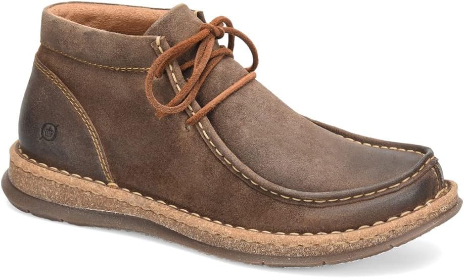 

Мужские сандалии BORN Miguel Brown Full Grain, Taupe Avola Distressed