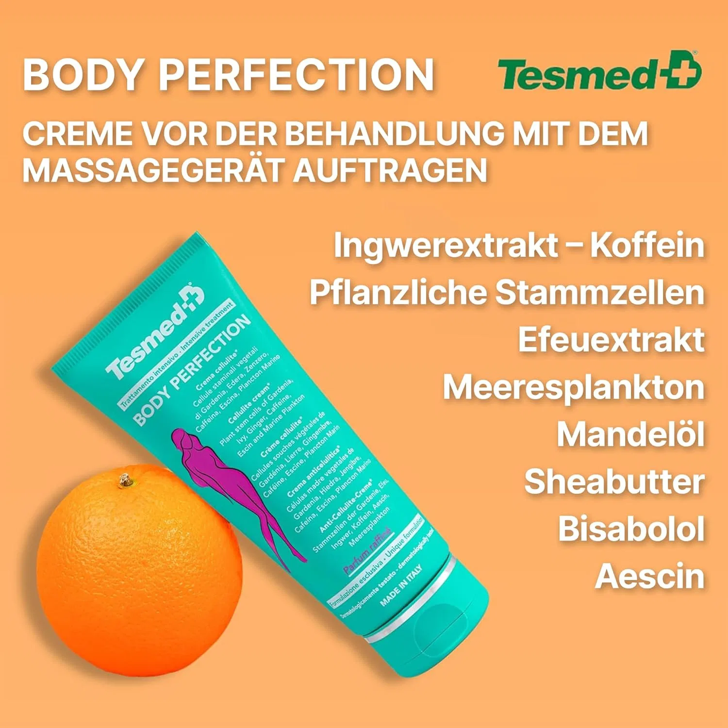 Антицеллюлитный массажер Tesmed Cellulite розовый с кремом TESMED Body Perfection Tesmed — фото 4