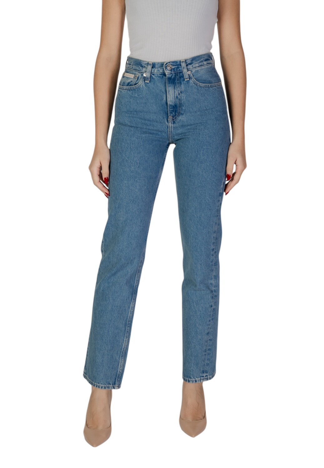 

Джинсы Calvin Klein Jeans прямого кроя, синий