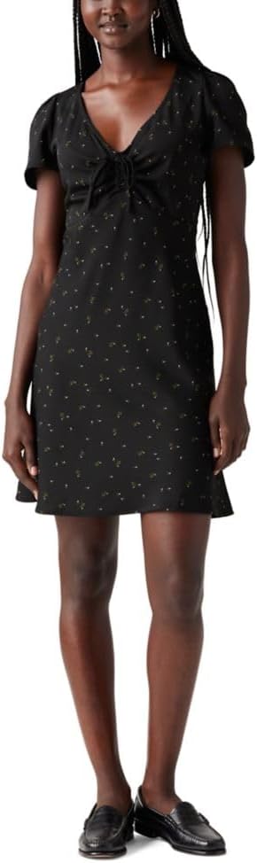 

Женское мини-платье Levi's Delaney с короткими рукавами (также доступно в размере Plus), (New) Virgo Ditsy Caviar