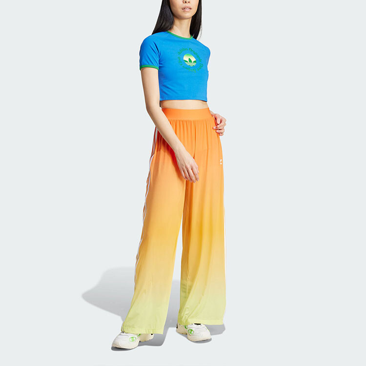 Adidas Originals Женская футболка, цвет Blue — фото 2
