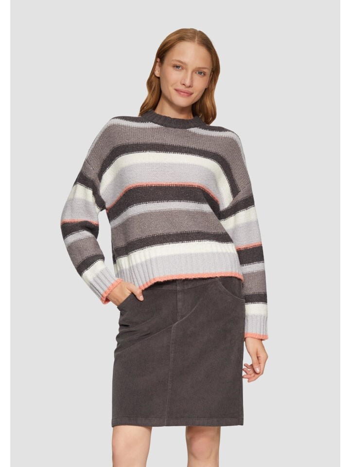 

Пуловер s.Oliver Strickpullover langarm, серый