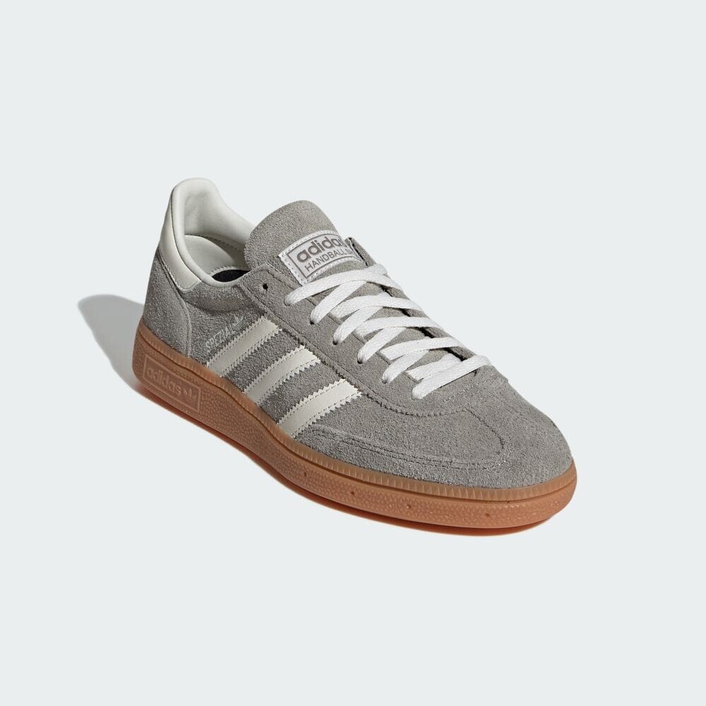 Кроссовки Adidas HANDBALL SPEZIAL, цвет Silver Pebble/Off White/Gum — фото 4