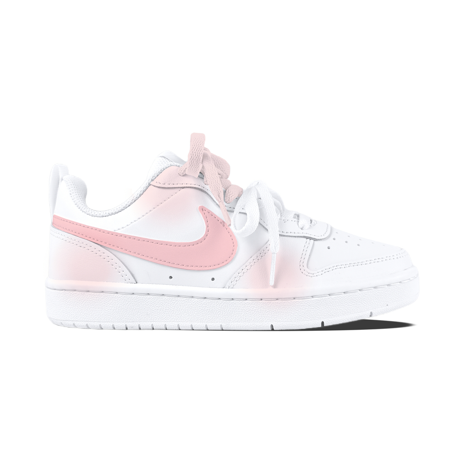 Nike Court Borough Kitten Anime противоскользящие износостойкие детские скейтборд-кроссовки Light Pink для подростков — фото 3
