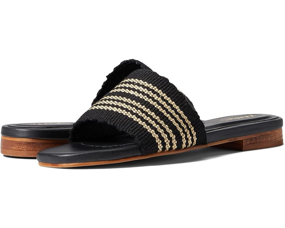 

Сандалии KAANAS Muar Handwoven Cotton Slide, черный