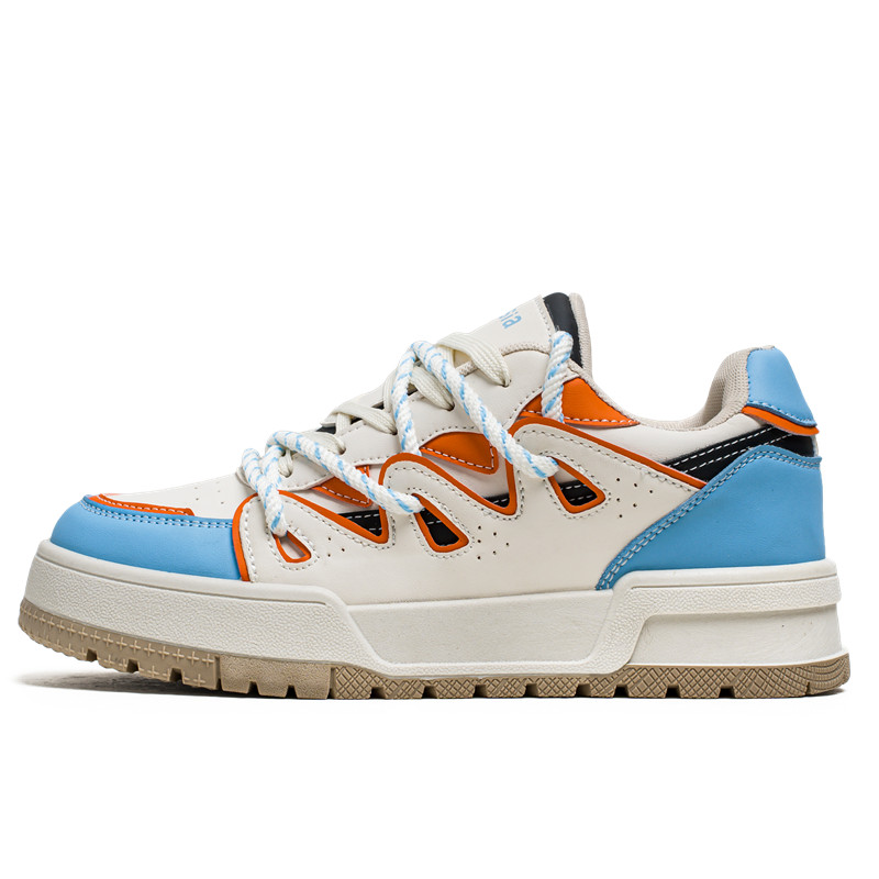 

Нескользящие износостойкие низкие мужские кроссовки JANECO, Beige Blue