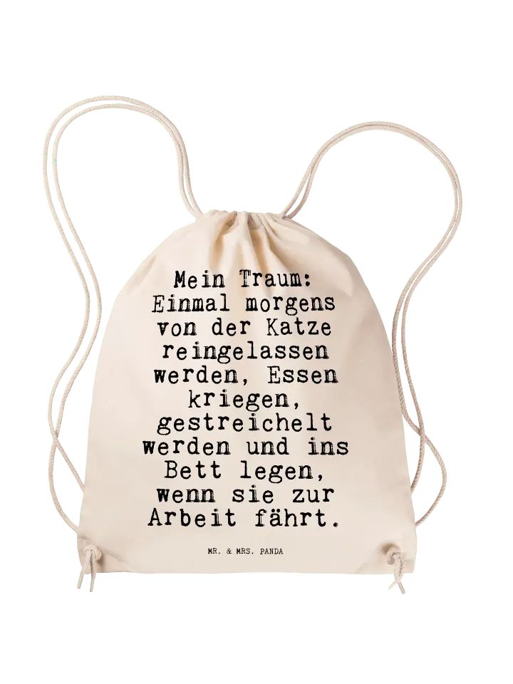 

Спортивная сумка Mr. & Mrs. Panda, кремовый