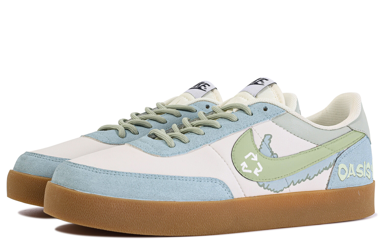 

Кроссовки Nike Killshot Skateboarding Shoes Unisex Low-top Blue/white/green, голубой, Синий, Кроссовки Nike Killshot Skateboarding Shoes Unisex Low-top Blue/white/green, голубой