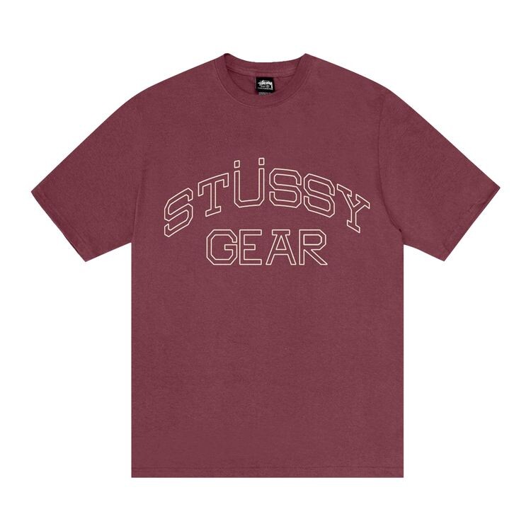 

Футболка Stussy Gear Tee Oxblood, красный