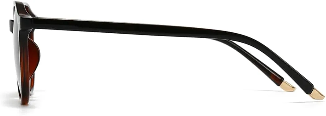 

Солнцезащитные очки с защитой UV400 | Круглая легкая оправа, градиентные линзы | Для женщин и мужчин, для занятий спортом на открытом воздухе и вождения DSVIGF, Gray