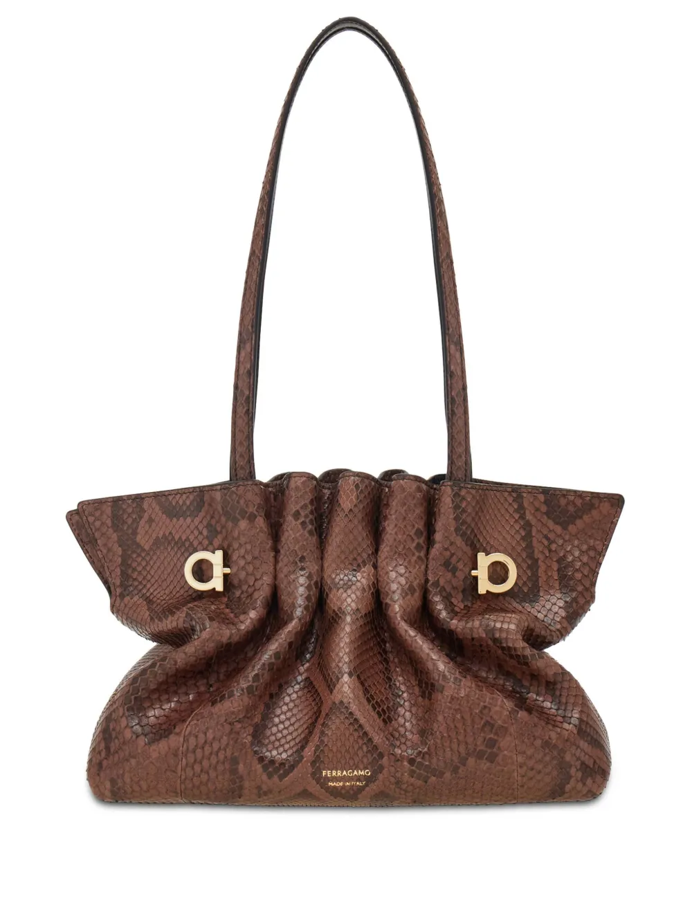 

Маленькая сумка на плечо Soft Ferragamo, коричневый