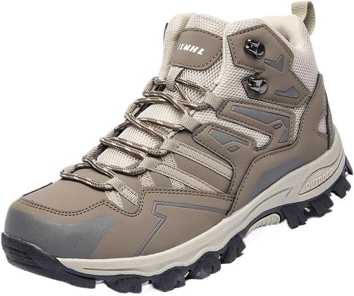 

Водонепроницаемые кроссовки для хайкинга на бедро для женщин и мужчин- идеальны для походов, прогулок и бега на свежем воздухе Hhhchpm, коричневый