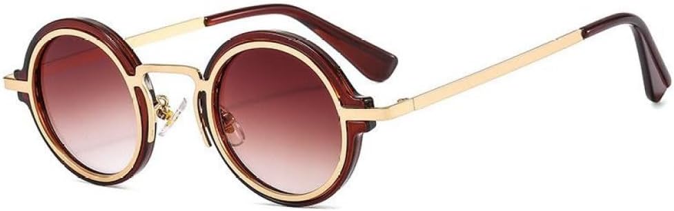 

Солнцезащитные очки в стиле ретро 2027, маленькие круглые, панк, для женщин и мужчин, винтажные солнцезащитные очки, модные модели, защита от ультрафиолета UV400 MTZJH, White Grey