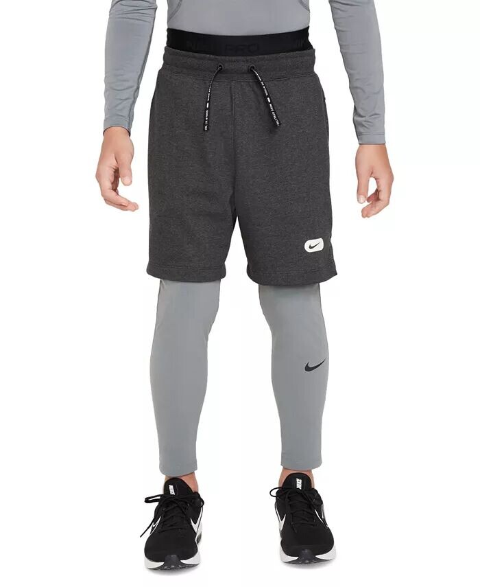 

Эластичные леггинсы Big Boys Pro Dri-FIT Nike, серый