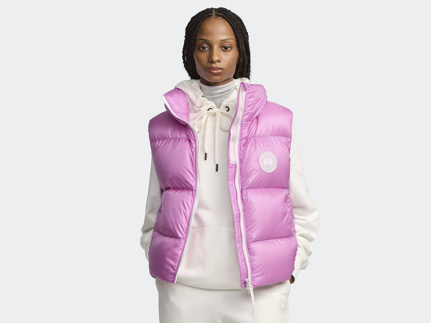 

Пуховой жилет Canada Goose Cypress White Label, Twilight Magenta