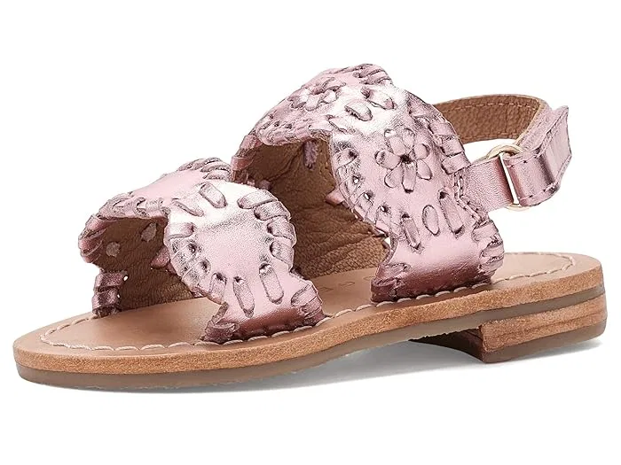 Сандалии Lauren Flat Jack Rogers Kids, Rose Quartz — фото 2