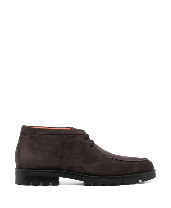 

Замшевые ботинки дезерты Santoni, коричневый