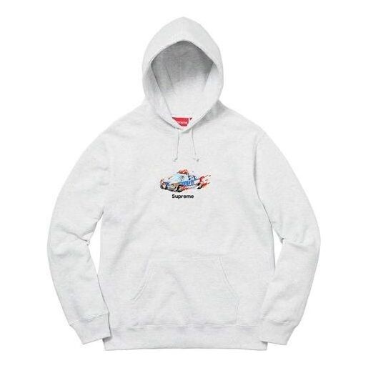 

Толстовка cop car hooded sweatshirt 'white' Supreme, белый