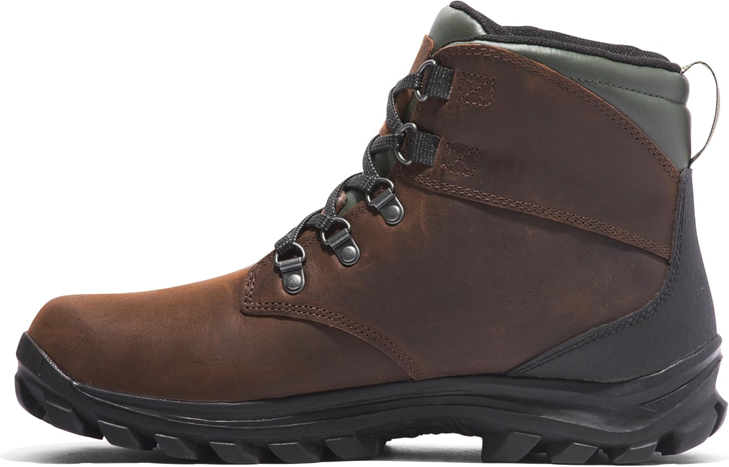 Мужские водонепроницаемые зимние ботинки Timberland Chillberg Mid на шнуровке, темно-коричневый — фото 4