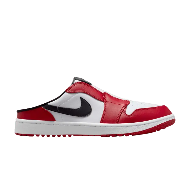 

Мюли Air Jordan 1 Mule Golf Chicago, красный