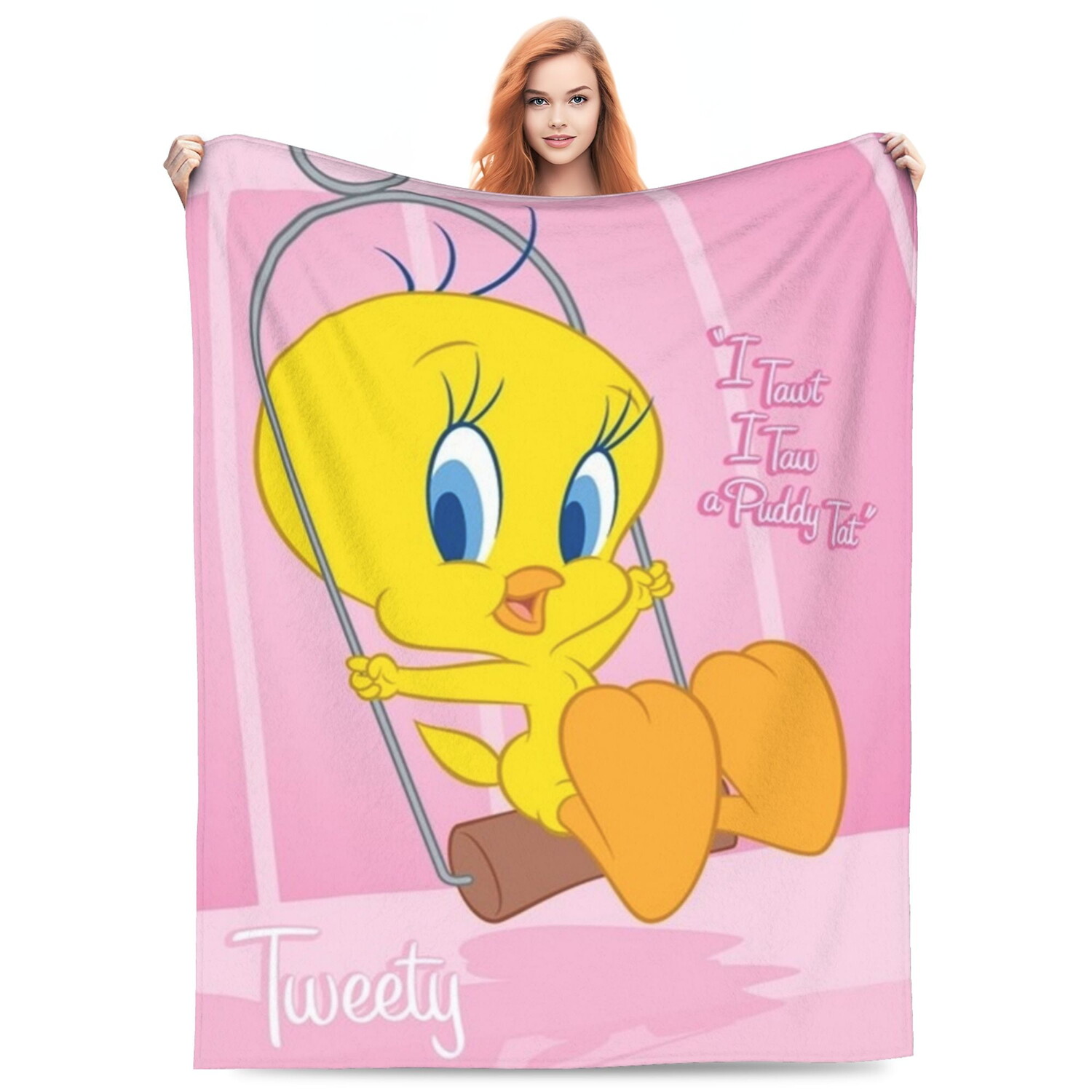 

Одеяло флисовое Tweety Bird Tepzobk
