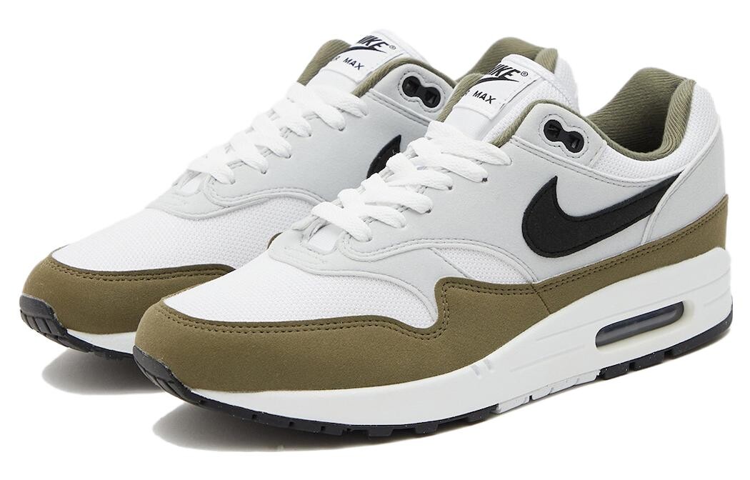 Кроссовки Nike Air Max 1, оливковый/серый — фото 2