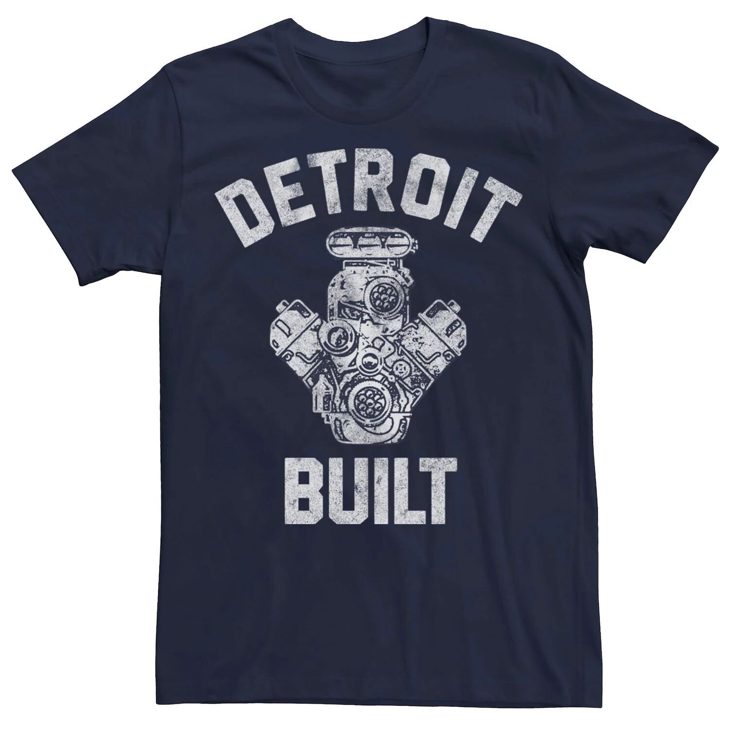 

Мужская винтажная мото футболка Detroit Motors Licensed Character