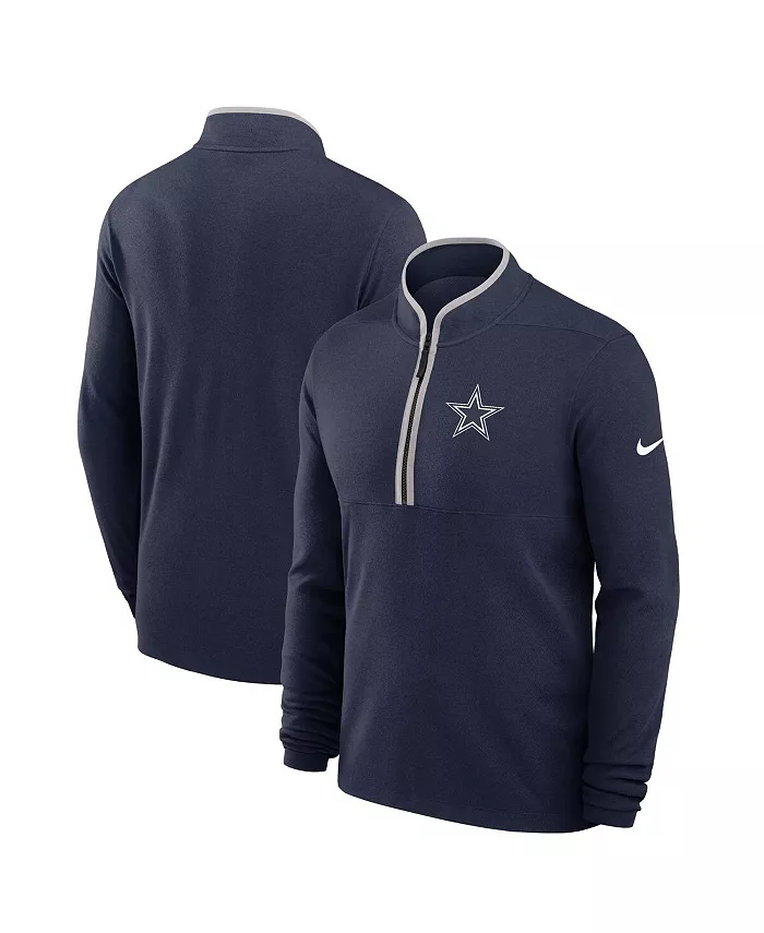 

Мужская синяя толстовка Dallas Cowboys Victory Performance с полумолнией Nike