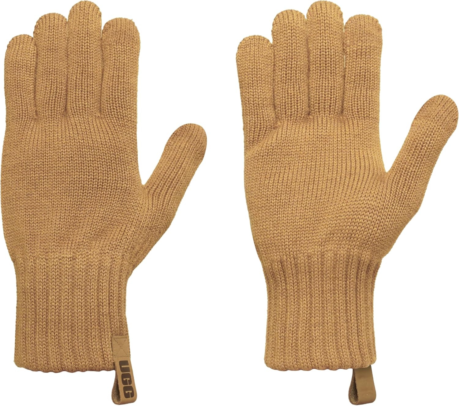 

Мужские легкие перчатки UGG для сенсорных экранов - мягкие и теплые зимние перчатки., Chestnut