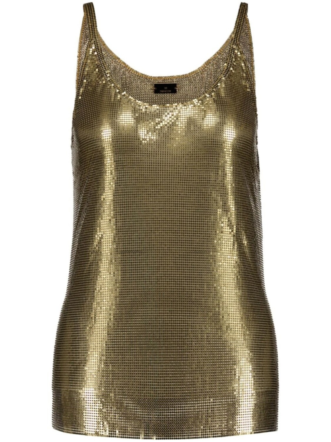 

Rabanne декорированный топ, золотистый