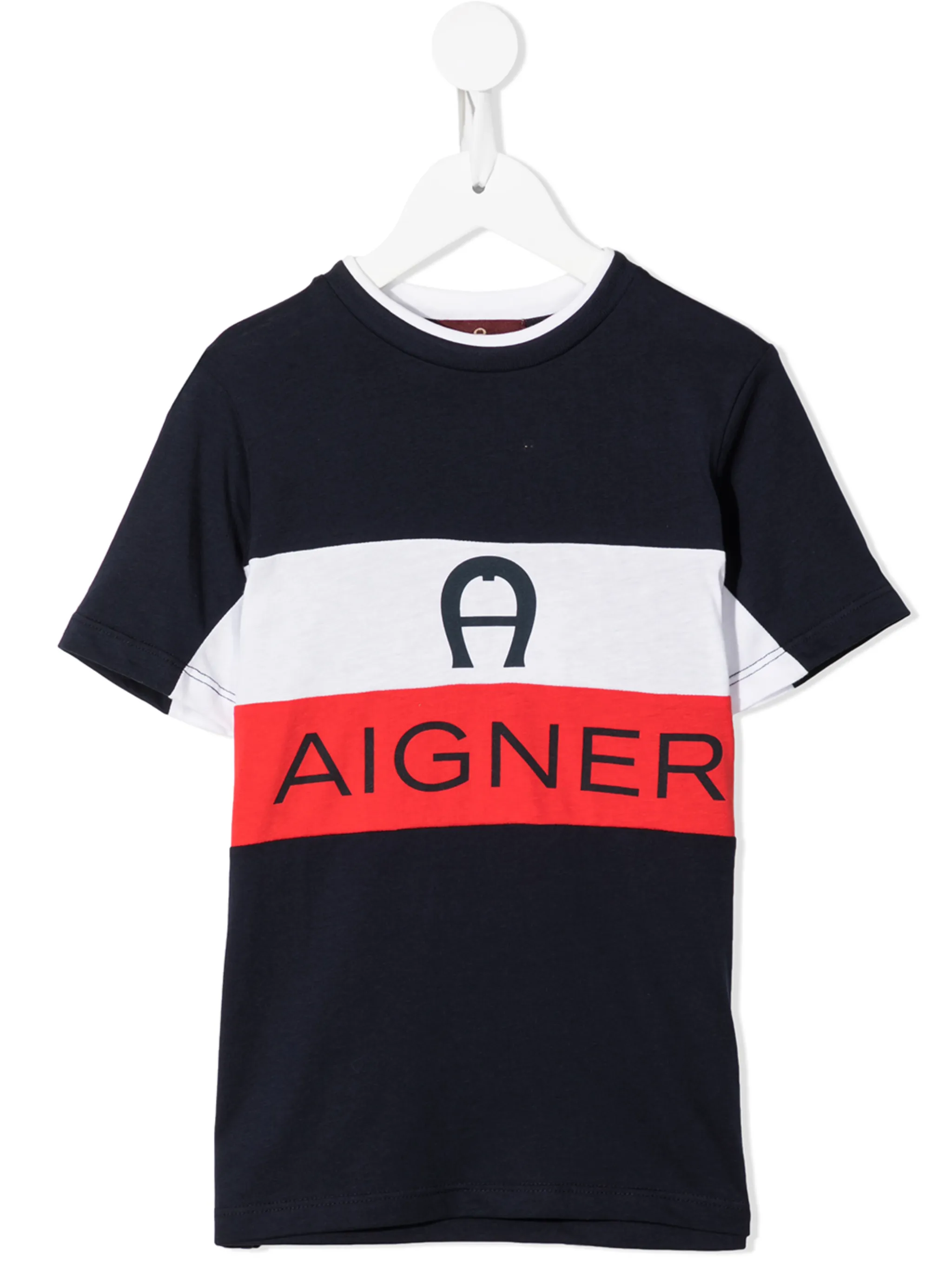 

Футболка с логотипом Aigner Kids, синий